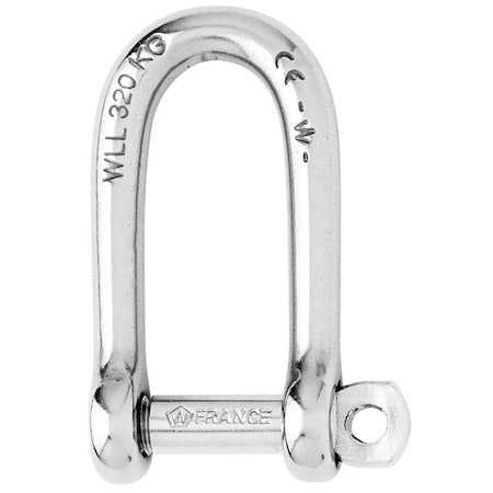 Wichard Marine 8 mm - 0.31 in. Wichard Self-Locking Long D Shackle 1214